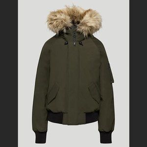 Aritzia RESORT PARKA by TNA in Dark Olive